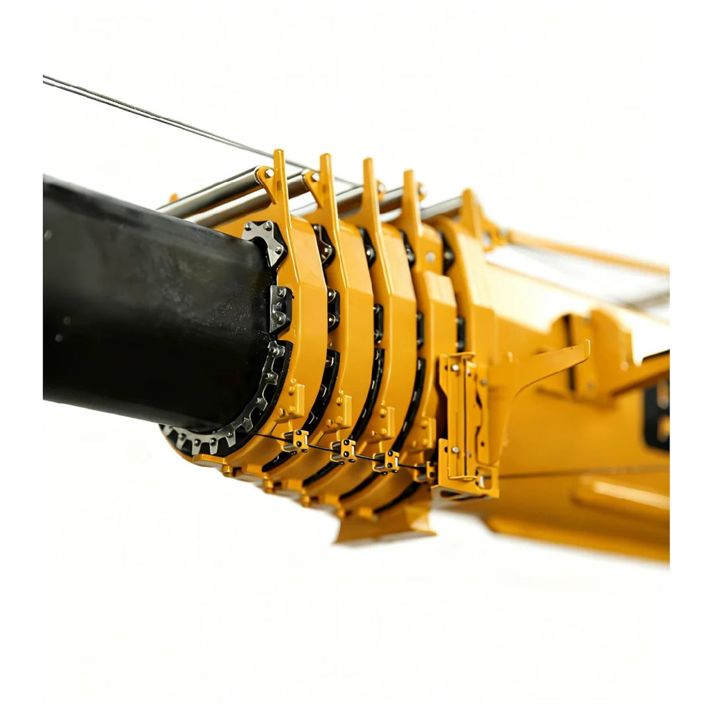 D1220 1:14 Hydraulic Remote Control Telescopic Crawler Crane Heavy Duty RC Cranes Cars Tracked Construction Truck Models