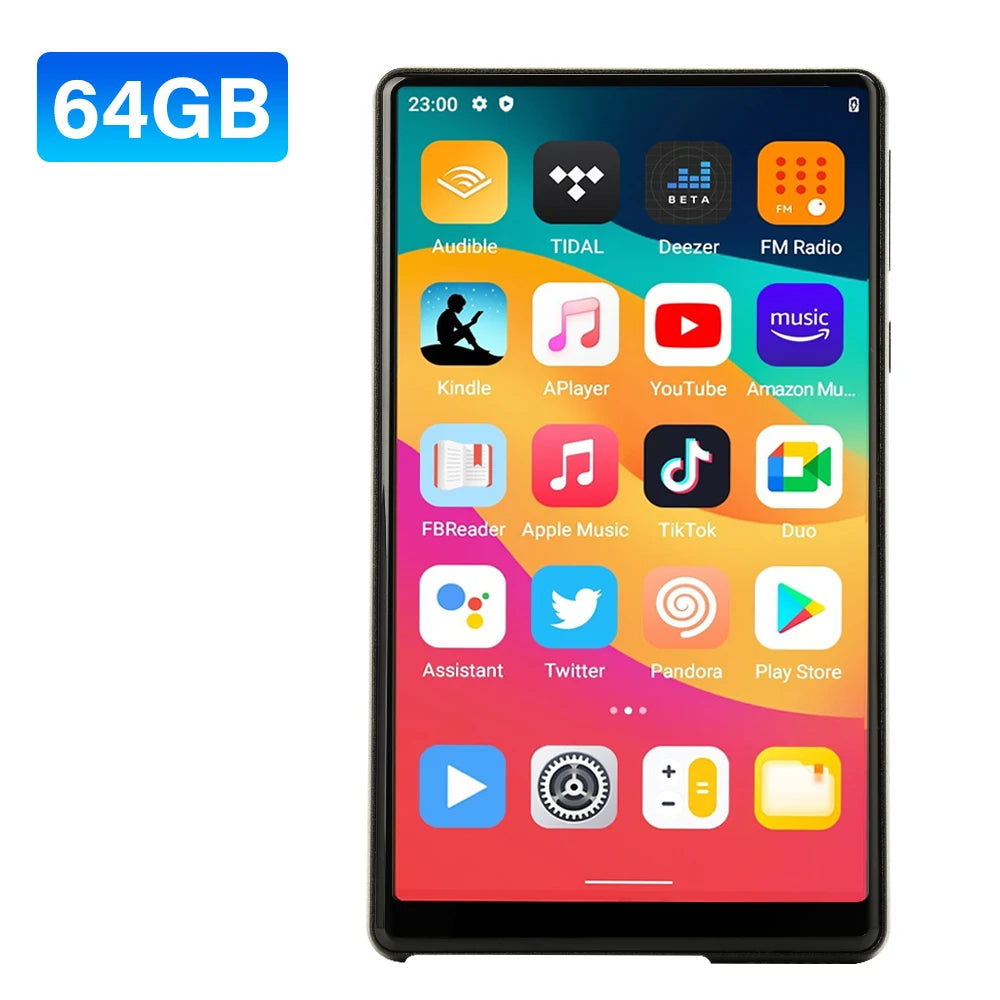 128GB Camera Mp4 Player Bluetooth Wifi Android Touch Screen Hifi Sound Music Recorder Video Mp3 Mp4 Player With Speaker FM Radio