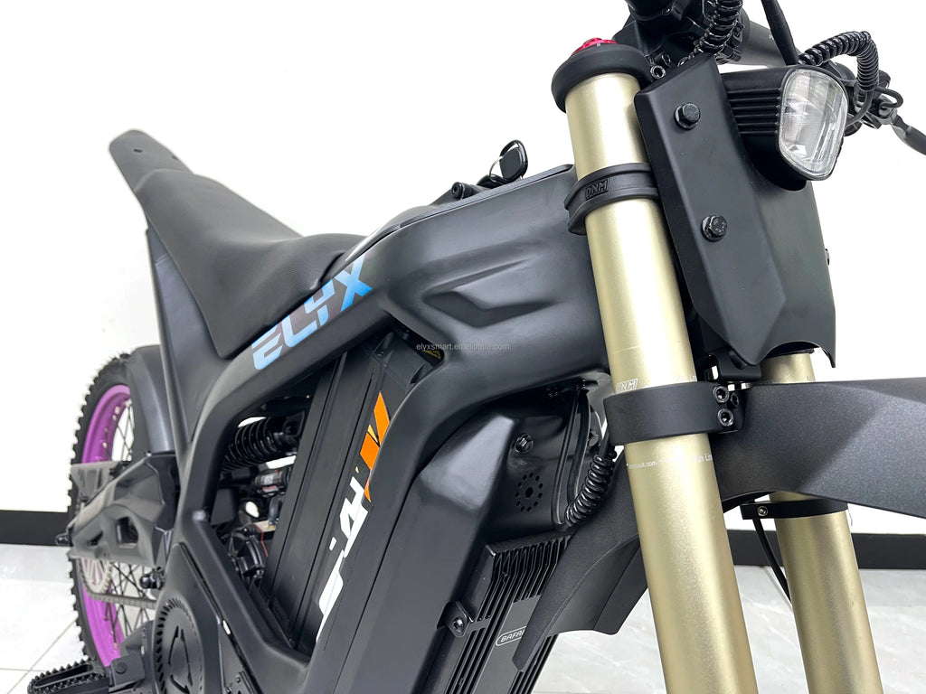 ATV&UTVElyx 96V 6000W 30Ah Mid Drive High Speed Electric Off-road Bike Adult Big Power Racing  Electric Dirt Bike