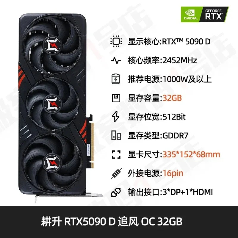 32G graphics card Gigabyte Movie Chi MSI NVIDIA 50 series graphics card RTX4090