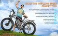 Dual Motor ELECTRIC BIKE 3000W 52V 25AH UP TO 37MPH E-bike 24" Fat Tire 7 SPEED