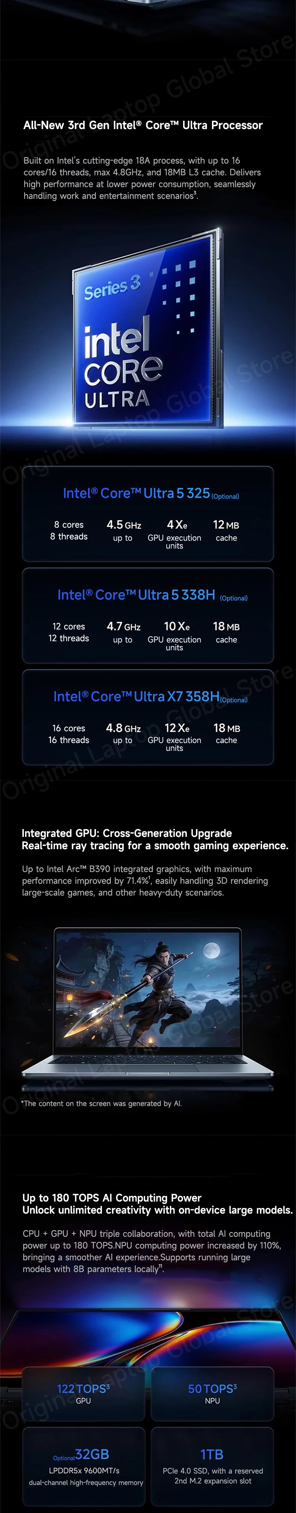 Xiaomi Redmi Book Pro 14 2026 14.6-inch 2.8K 120Hz 3rd Gen Intel® Core™ Ultra U5-325/U5-338H/X7-358H 24GB 1TB/32GB 1TB Laptop