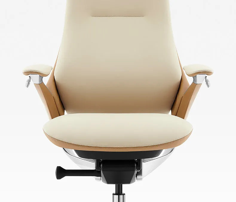 Computer Relaxing Office Chair Ergonomic Mobile Wheels Leather Office Chair Backrest Modern Sillas De Oficina Library Furniture