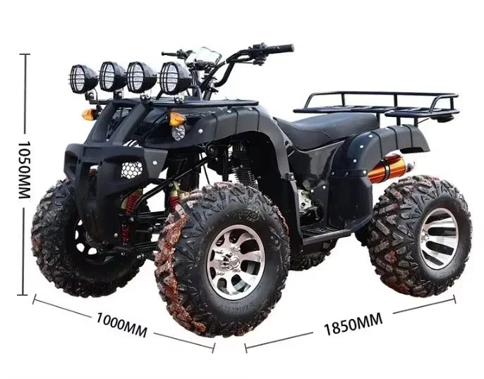 For2025 New 200cc 2x4 4x4 Electric ATVs Off-Road Four Wheel UTVs Farm Motor 4 Wheeler Quad Moto Bike Sale
