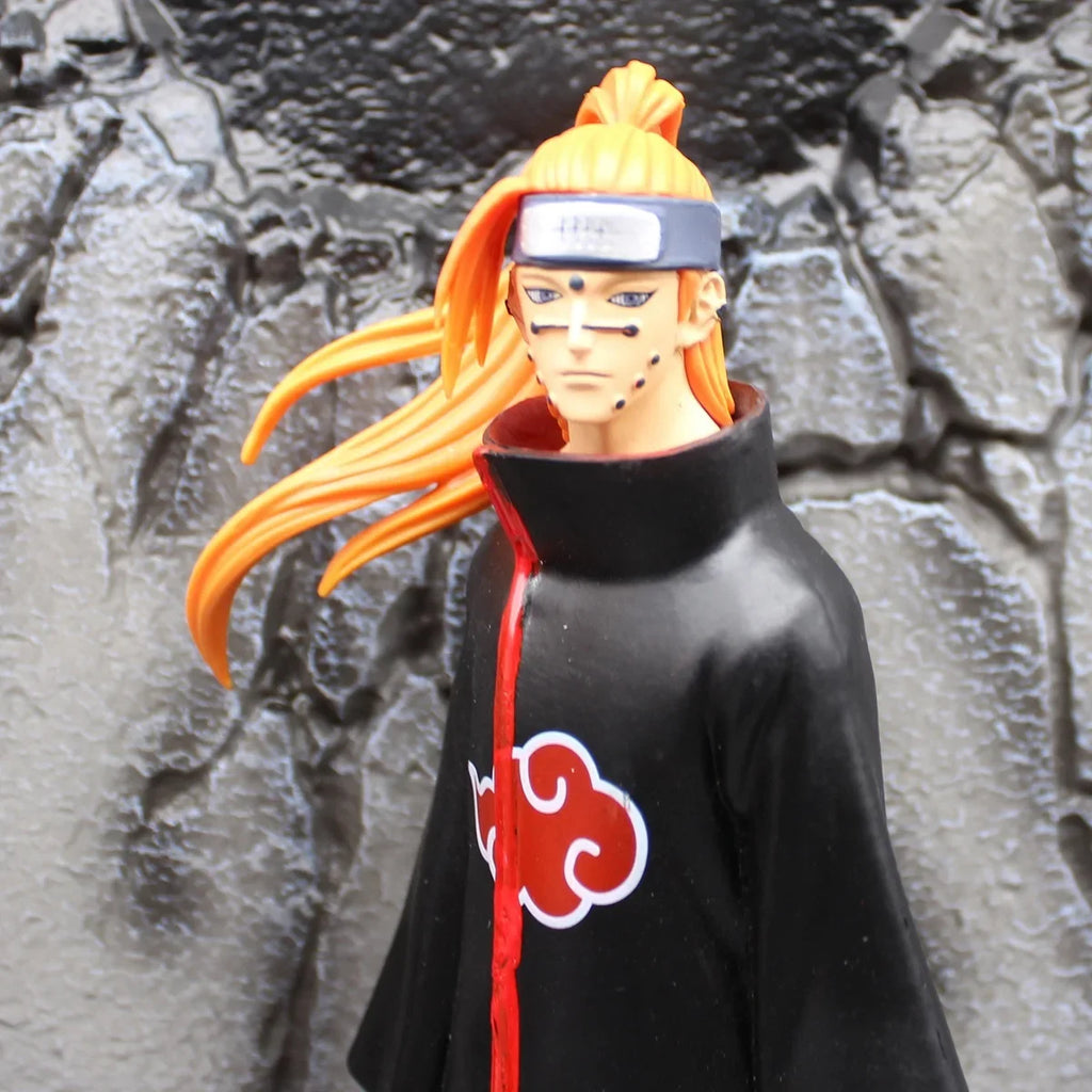 37cm Naruto Akatsuki Figure 6 Pcs/Set Uchiha Itachi Madara Konan Hidan Ninja Super Anime Scene Figurine Decoration Model Toys