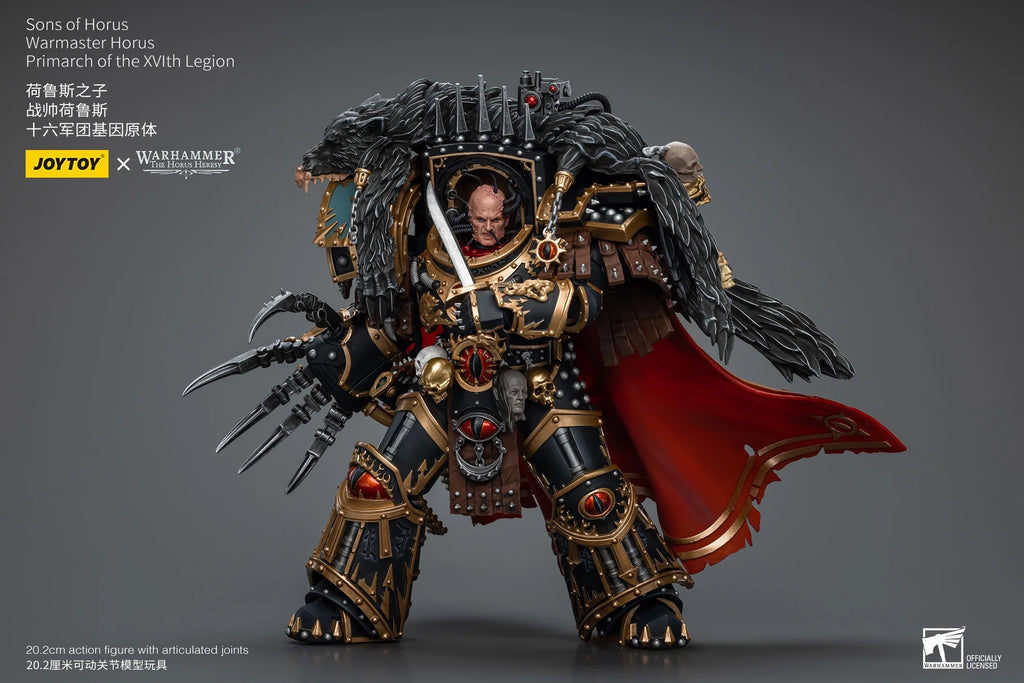 JOYTOY Warhammer 40k 1/18 Action Figures 20.2cm Sons of Horus Warmaster Horus Primarch of the XVIth Legion Collectible Toys Gift