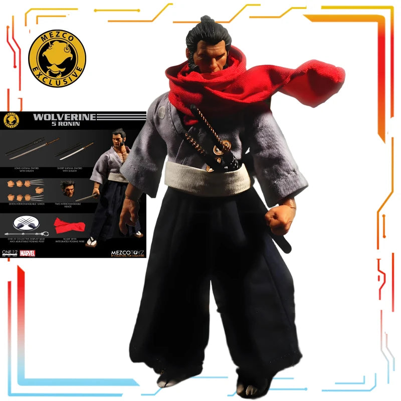 Golden Standard Mezco Original 1/12 Finished Product Movable Exquisite Figurine Marvel Anime Toys Model Festival Gift for Boys