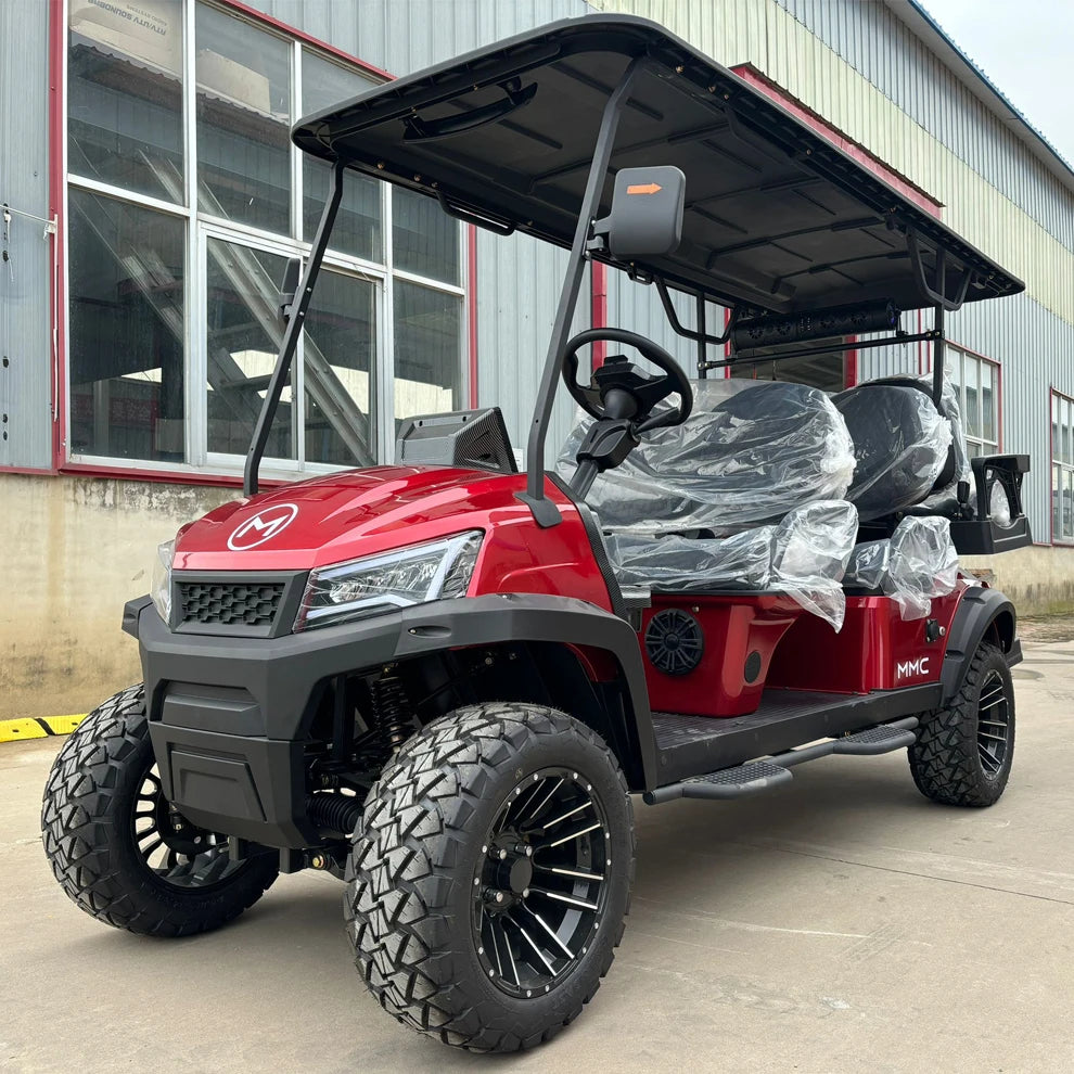 Top Sales Newest Adult 48V 60V 72V Electric Golf Buggy 4 Wheel 2/4/6/8 Seater Off Road Car Electric Golf Cart