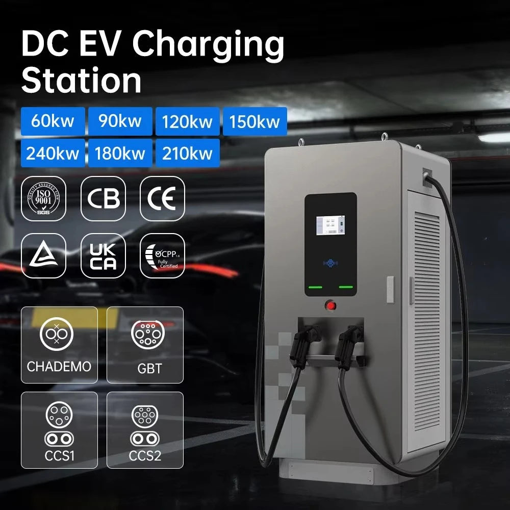 OCPP1.6J Fully Functional Test Passed Car Charger Fast Ev Charger Station New Energy Vehicle Charging Station EV Charger