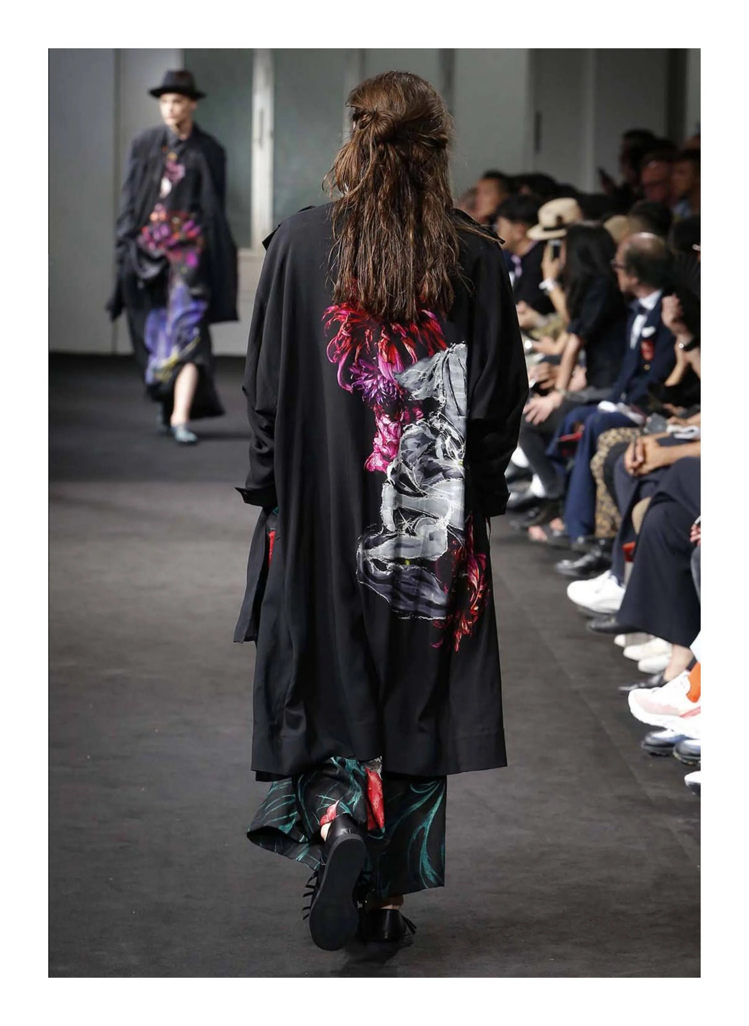 TOP-YAMAMOTO Japanese original design dark niche skull print casual pants