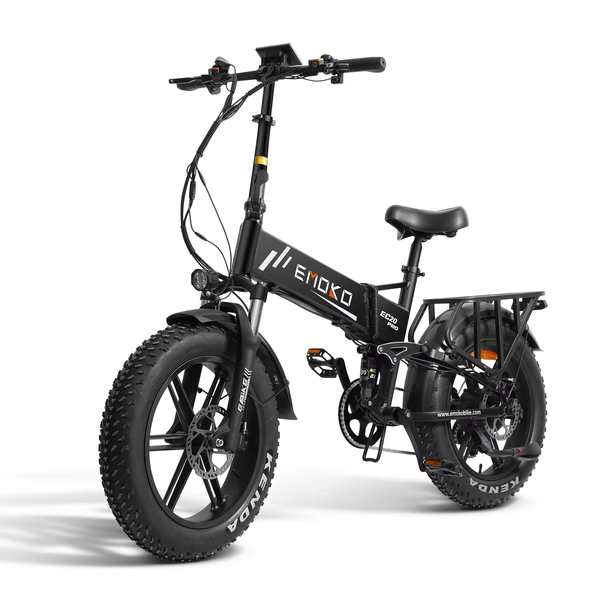 Electric bicycle EC20 1000W motor 48v18ah battery Hydraulic Brake E-Bike 20 inch tire snow beach Off-road riding Electric bike