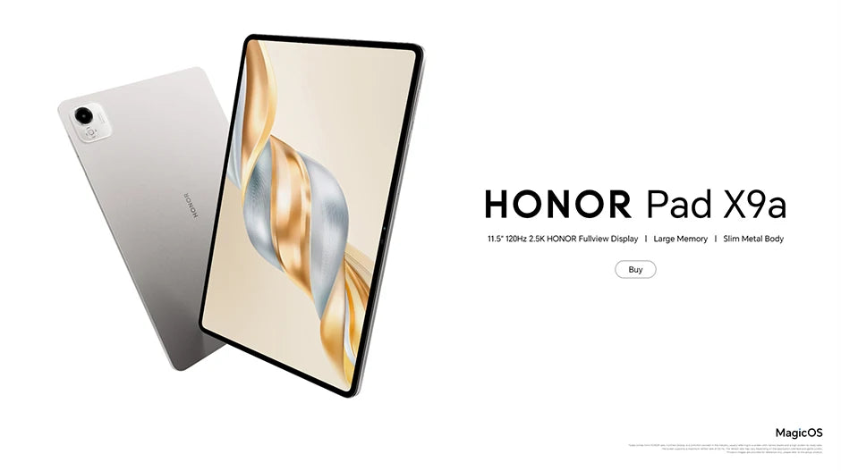 Global Version HONOR Pad Х9a Tablet android 11.5" 120Hz 2.5K HONOR Fullview Display 6GB+128GB Qualcomm 6nmSnapdragon 685