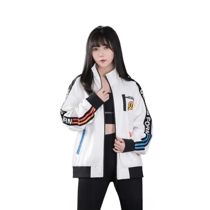 Original Kamen Rider Co-branded Genius Form Jacket Build 2 Dimensional White Anime Jacket