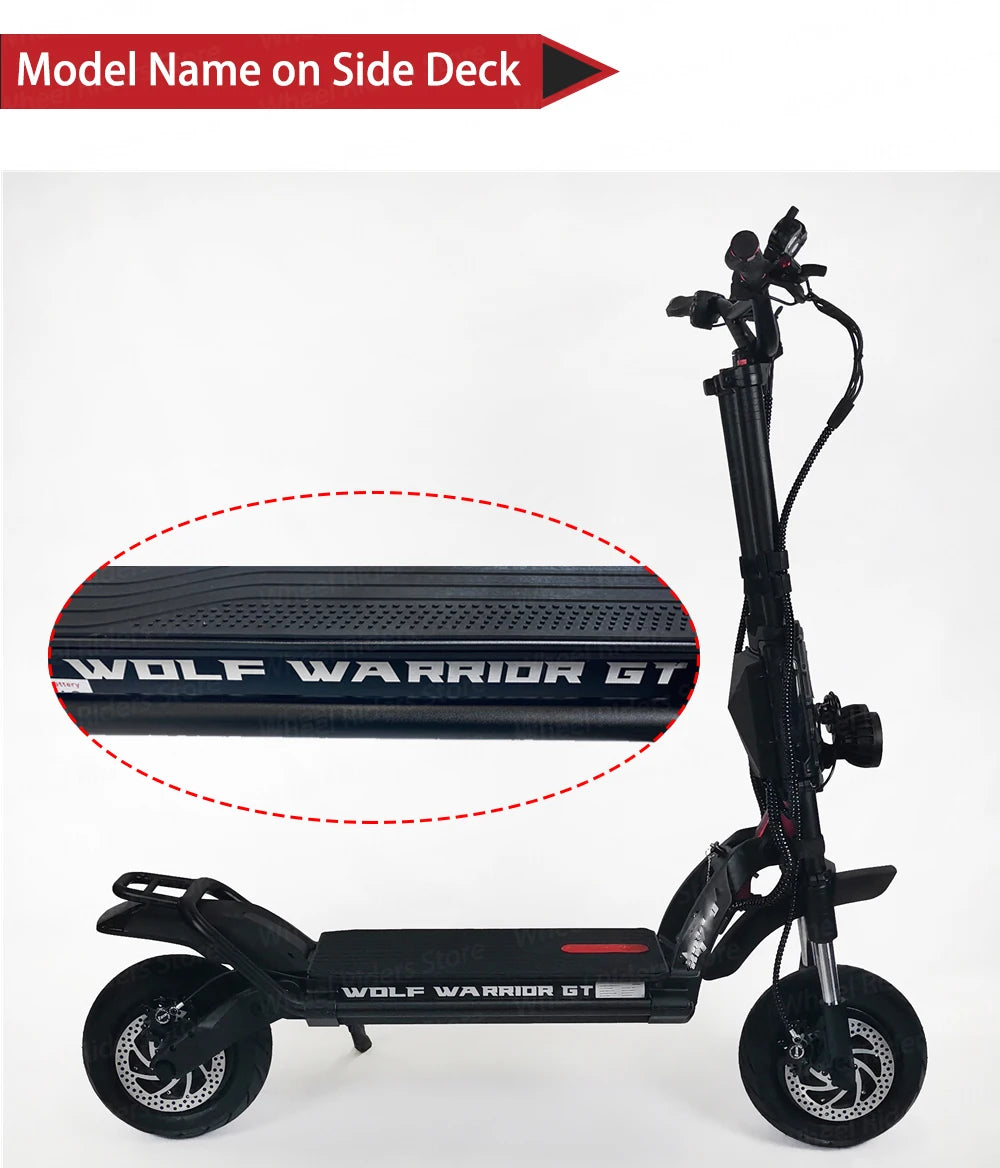 KB Wolf King GT Pro 2000W*2 Dual Motor 72V 35Ah Battery 11inch Run-proof Tires TFT Display Sine Wave Controller Electric Scooter