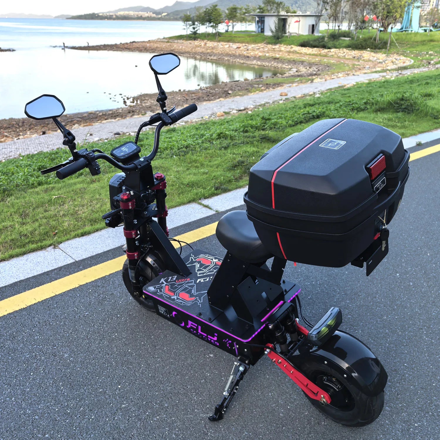 K13 Ultra 12000W Electric Scooter with 72V 100AH Big Battery APP/NFC fast speed Fat Wheel E Scooters