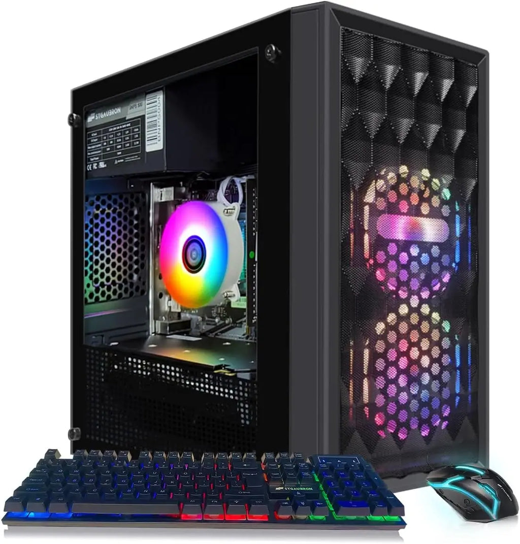 Gaming PC –  i5-14700F, RTX 5070 12GB, 32GB DDR5, 1TB NVMe SSD 3300MB/s, 700W PSU, 360mm ARGB Tube Water Cooler, Case with 7 AR