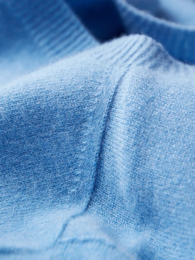 Basic Men's Seamless Wool Pullover Sweater Autumn Winter O-neck Solid 100% Merino Wool Knitwear Casual Simple Man Clothes Tops