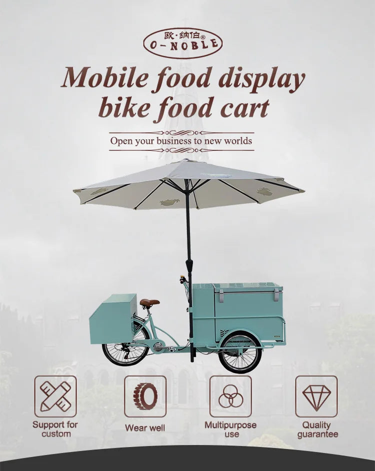 Electric Food Truck Street Ice Cream Fast Food Mobile Truck Designed With Advanced Technology