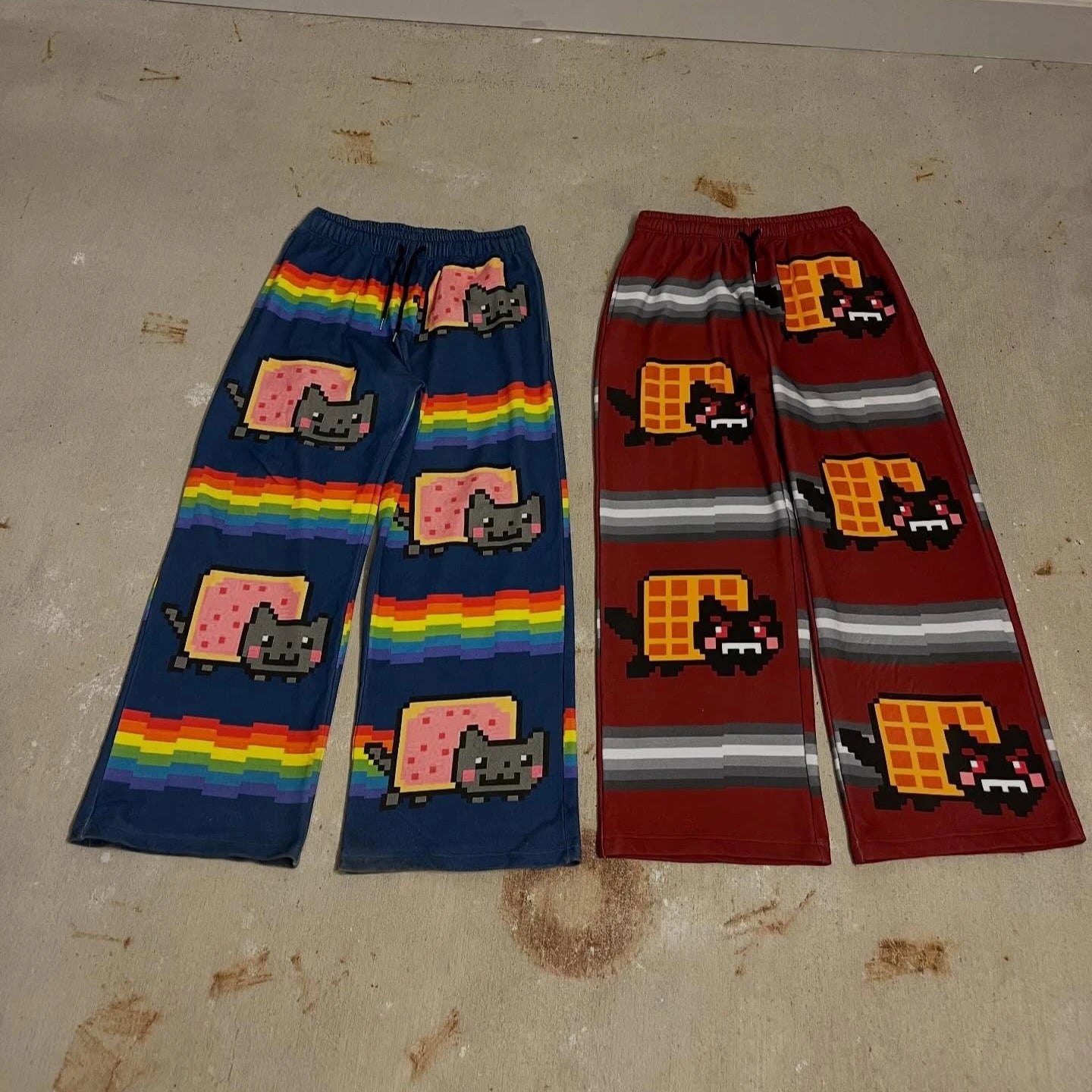 Jojo Bizarre Adventure Y2k Pants Baggy Men Elastic Waist Streetwear Hip Hop Vintage Sweatpants Casual Pants Men Clothing