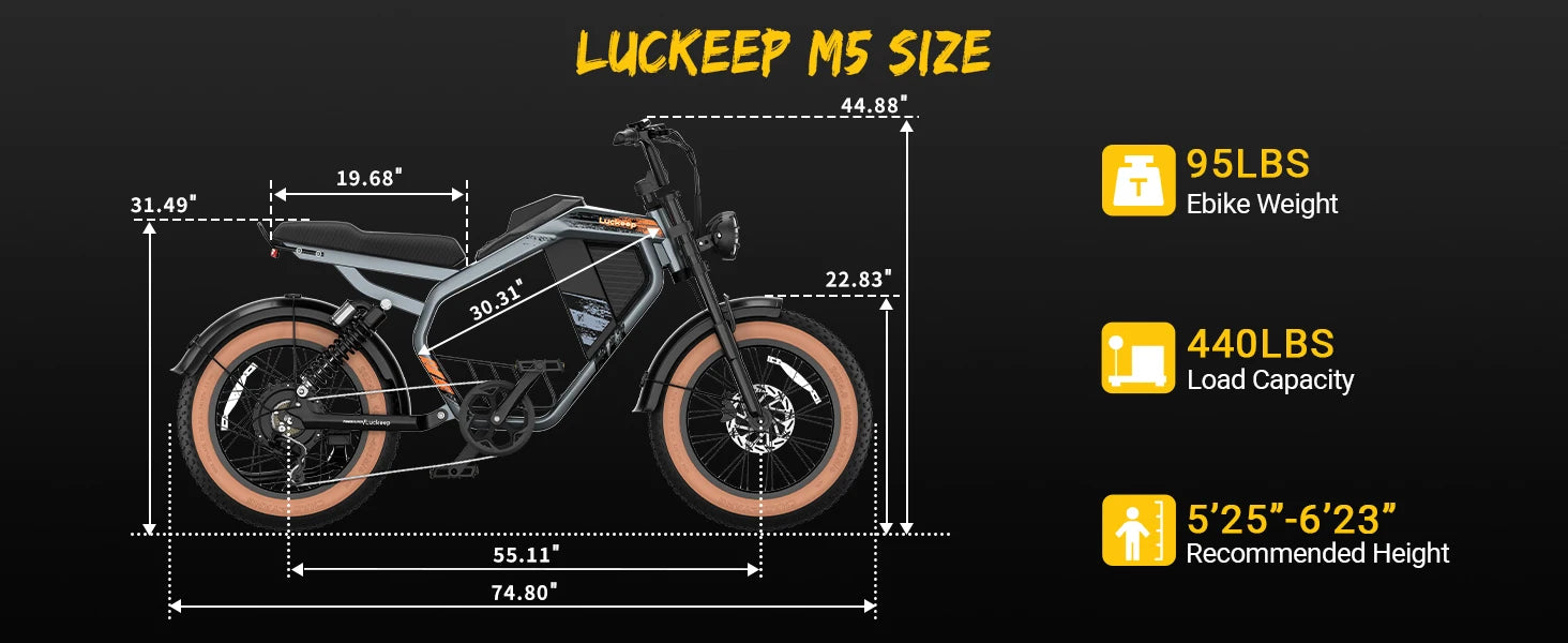 E-Bike 1500W Motor 52V20AH All-terrain Fully Suspended Off-road Motorcycle Electric Bike 20*4.0-inch Fat Tire  Electric Bicycle