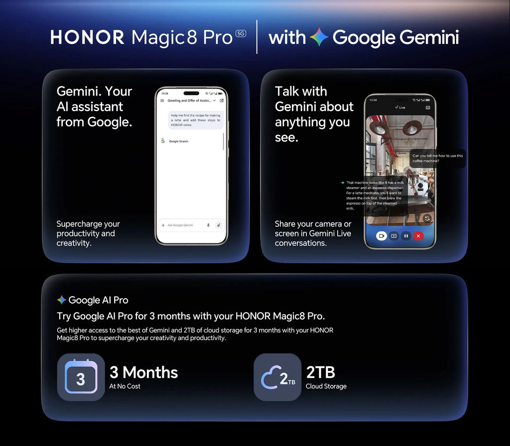 Global Version HONOR Magic8 Pro Snapdragon 8 Elite Gen 5 6.71'' 120Hz OLED Display 7100mAh 100W SuperCharge Magic 8 Pro Phones