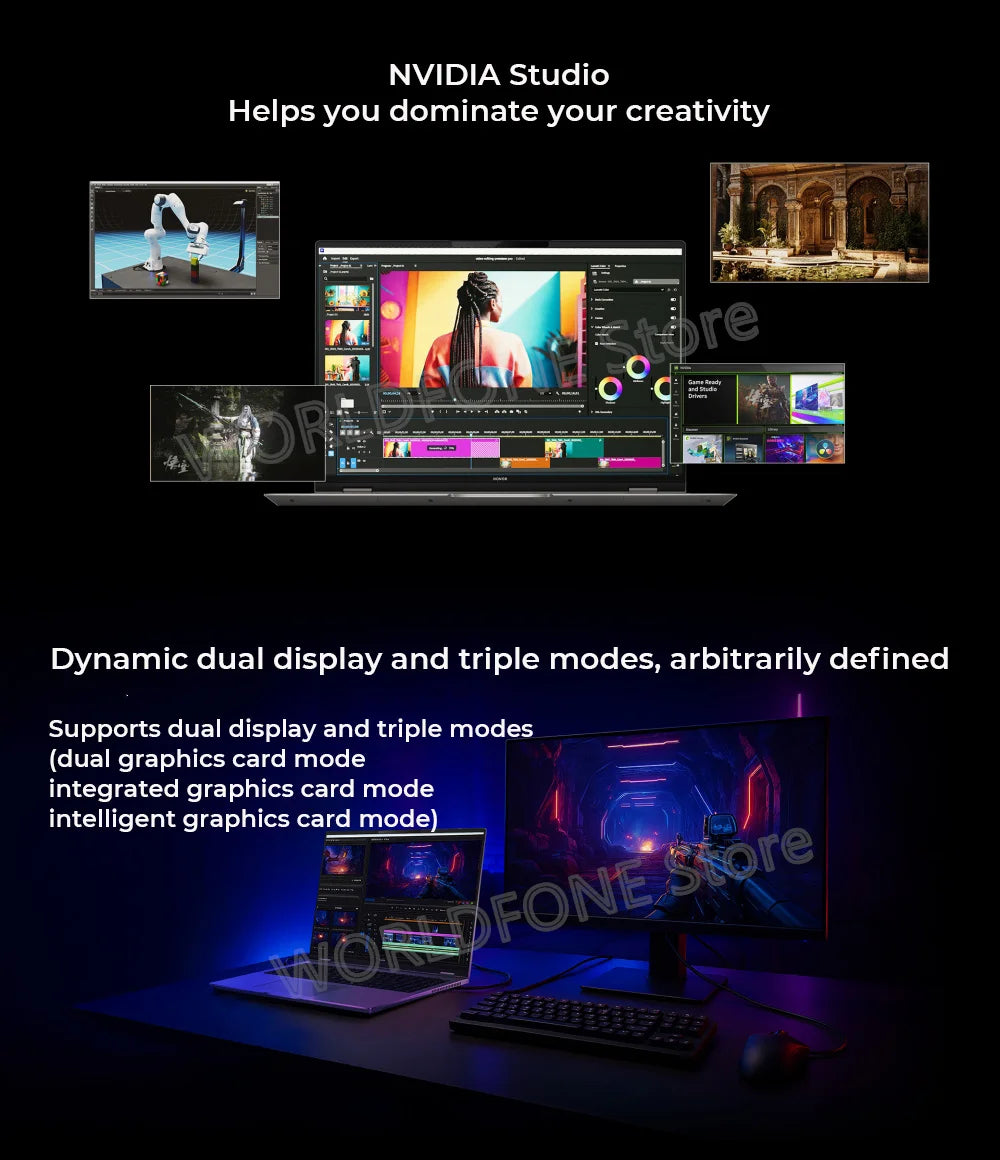 Honor MagicBook Pro 16 2025 Laptop RTX5070 Ultra5 225H/Ultra9 285H 32G 1T LCD 165Hz Honor Laptop Notebook 16-inch