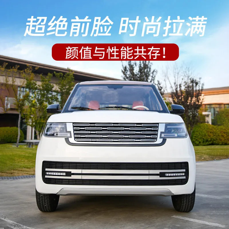 Laotou Le electric four-wheeler scooter new energy oil and electricity dual-purpose car small four-wheel battery car