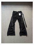 High Street RO Style Jeans Pants Men's Five Star Mang Ribbon Rotating Large Zipper Floor Pulling Horn Denim Streetwear Pants