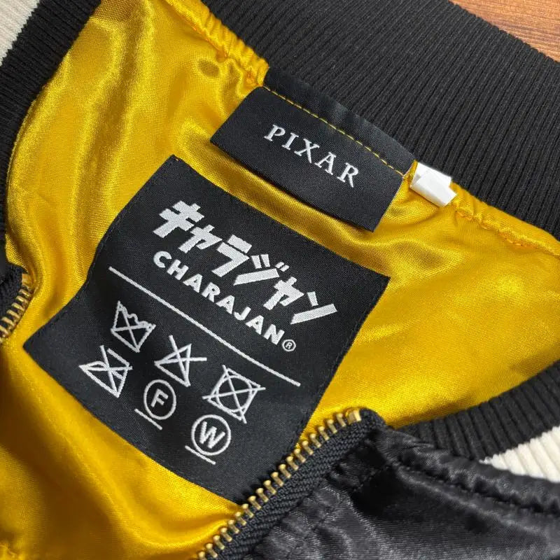 Premium Sukajan Hamahiga Full Embroidery Patchwork Jacket Outerwear Color Block Youth Trend Standard Fit Long Sleeve Zipper C...