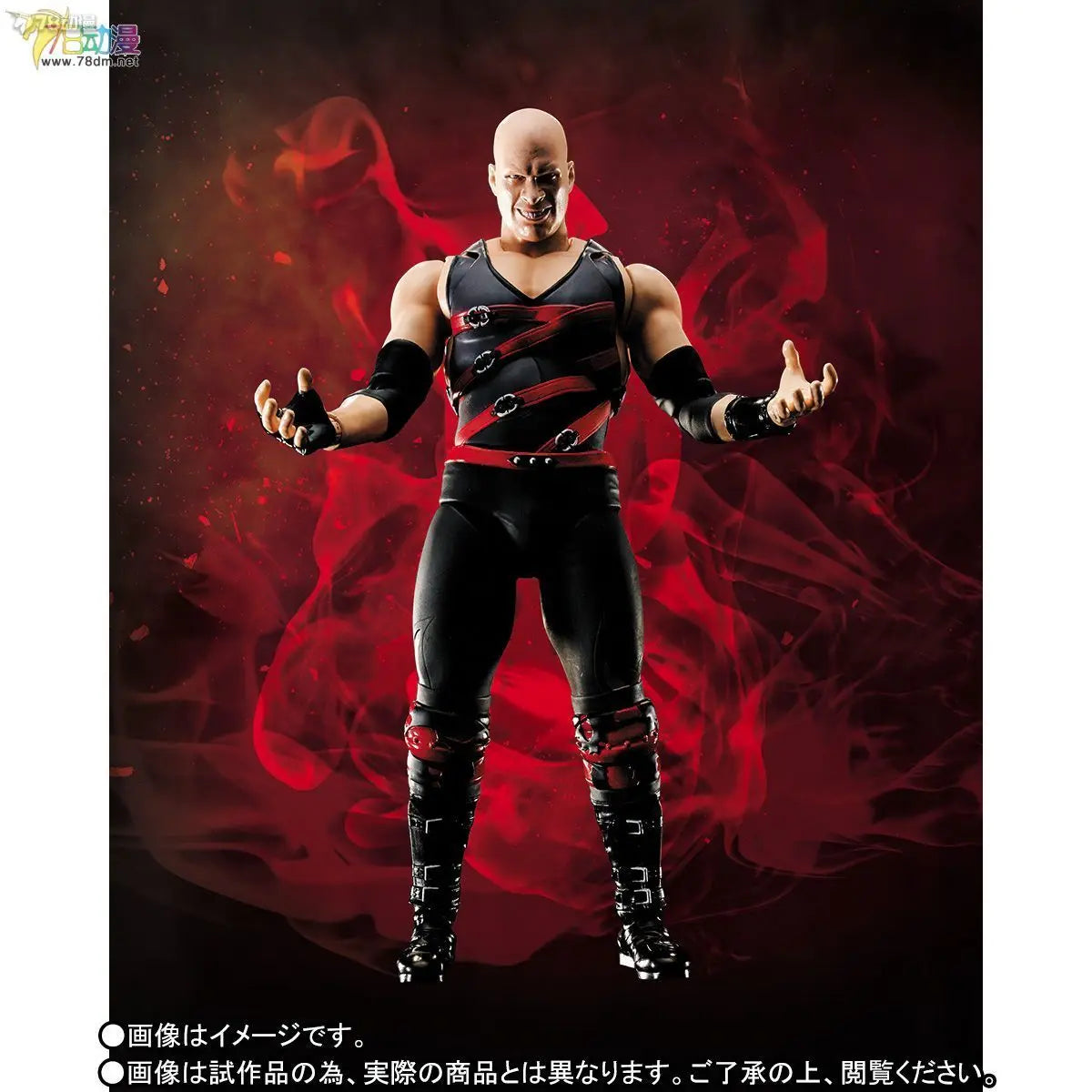 BANDAI Genuine S. H. Figuarts Series Reality Artist Series WWE Kane，Paul Levisk，Steve Austin，Dwayne Johnson Movable Model