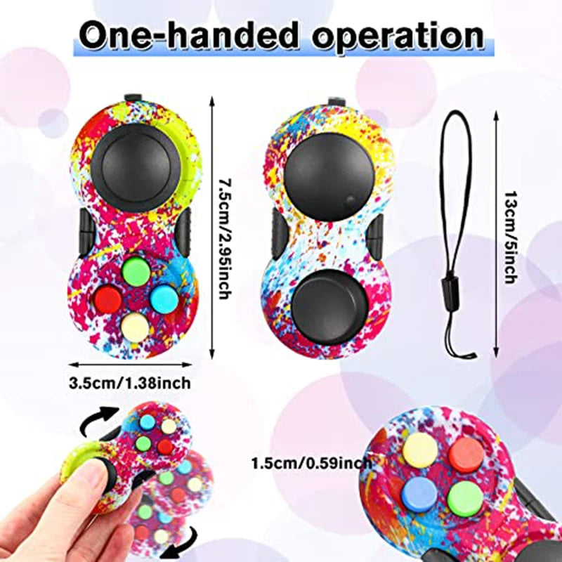 Fidget Spinner Stress Relief Anxiety Toys Fidget Pad Fidget Controller Stress Reducer for Teens Adult Fingertip Toys антистресс