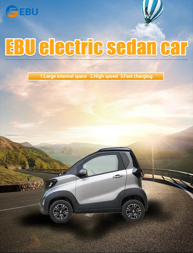 New Energy 4 Wheel Low Speed Mini Electric Car For Adults