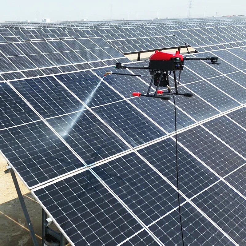 New Professional Industrial High Pressure Cleaning Drone for Home & Commercial Use on Glass Solar Panels Roofs
