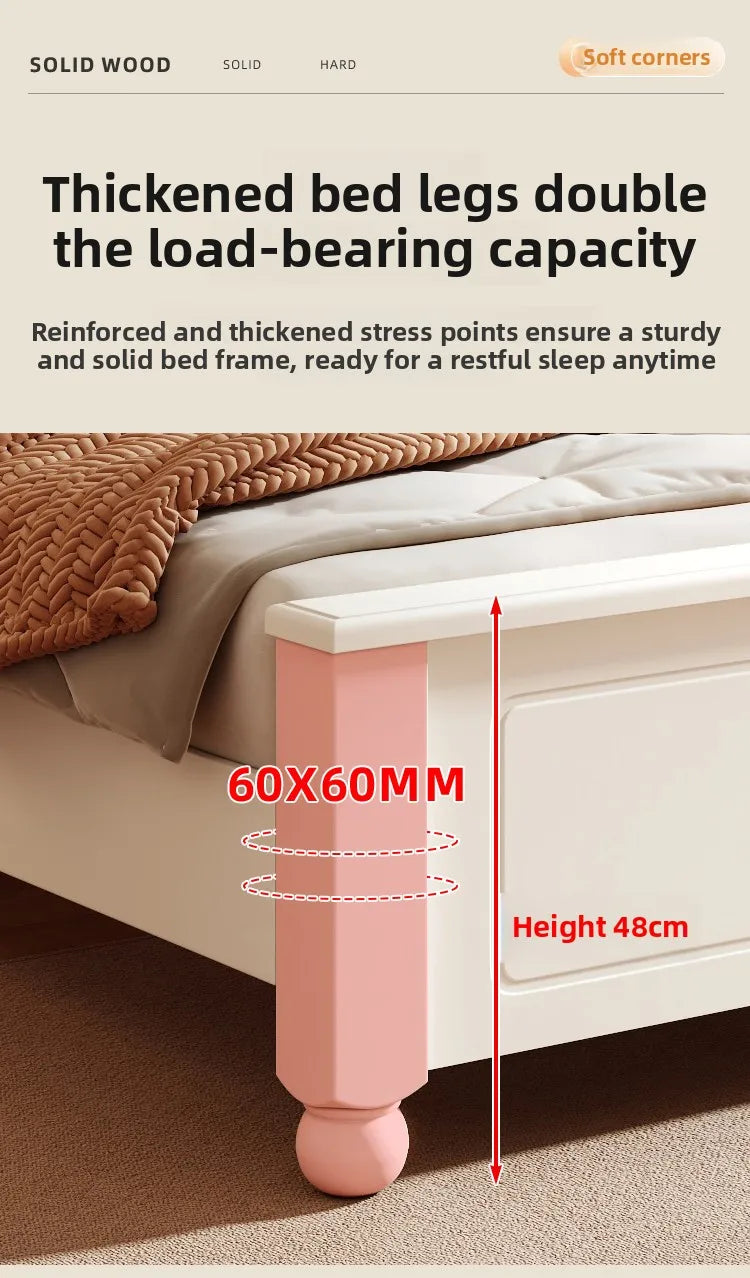 wooden single bed household simple 180x200 modern bed frame comfortable minimalist muebles para dormitorio bedroom furniture