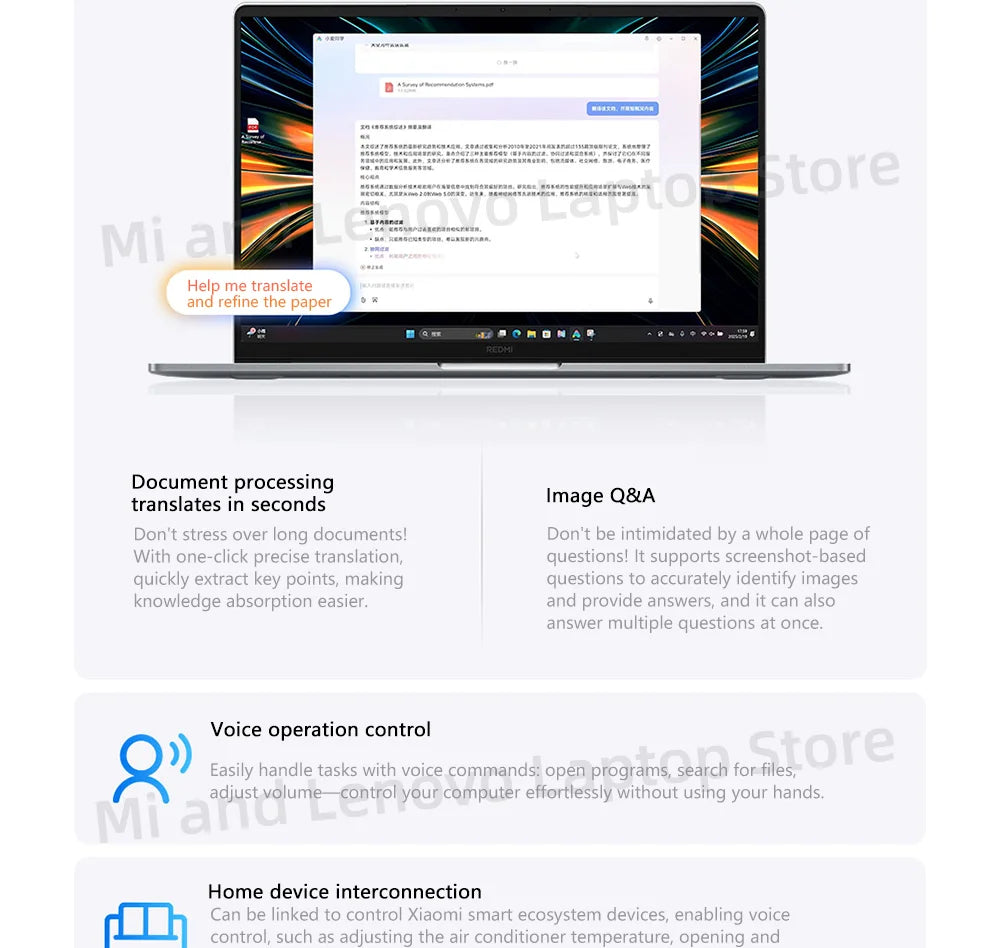 Xiaomi REDMI Book 14 2026 Ultra5-125H 32GB+1TB 14inch 2.8K 120Hz Screen