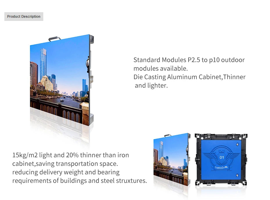 p6 p8 p10 outdoor advertising LED screen High quality digital billboards Outdoor Full Color LED Display panel price