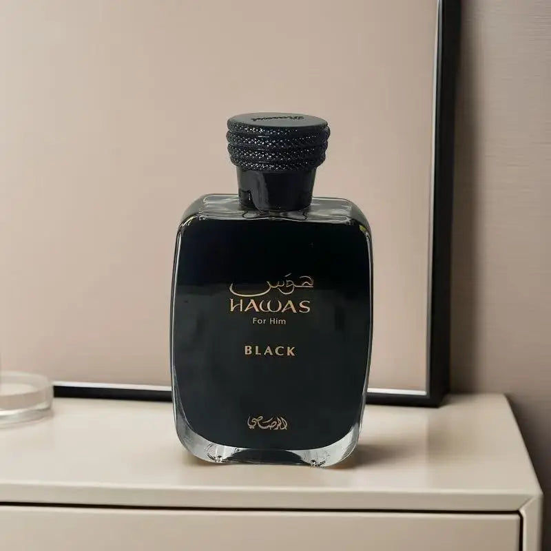 RASASI Hawas Black EDP Men's Perfume 3.38 Fluid Ounces - Ideal for Halloween Christmas Gifts And Lovers