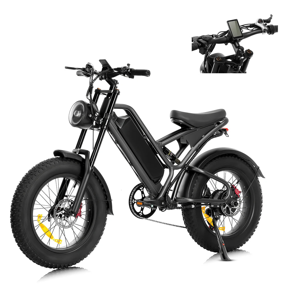 Mountain Bike Electric 48V Fat Tire E-bike Lithium Battery Hybrid