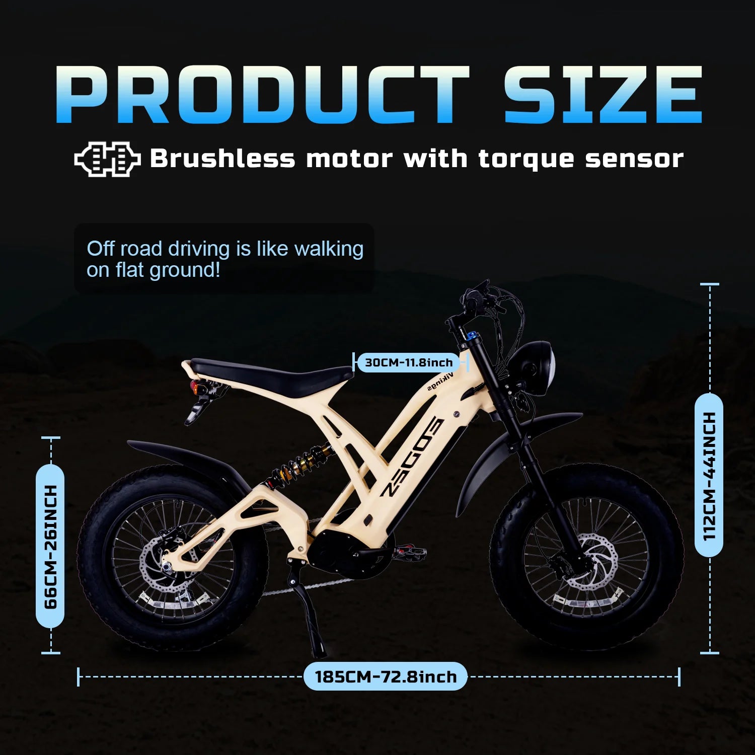 1000W mountain adult electric bicycle 48V20AH motorcycle style electric bicycle 20 inch dual oil disc off-road electric bicycle