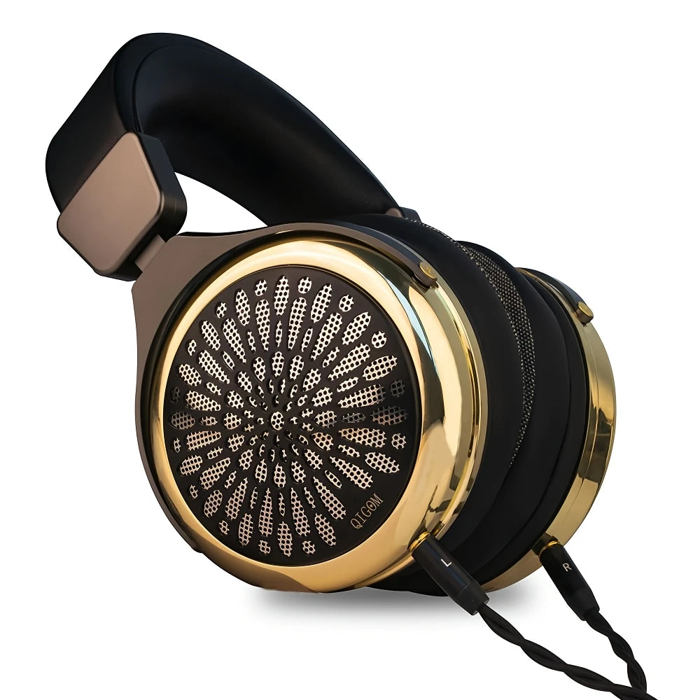 QIGOM Demon Saint 110MM Orthodynamic Planar HIFI Wired Headset Headphone with 3.5mm/4.4mm Replaceable OFC Liz Structural Cable