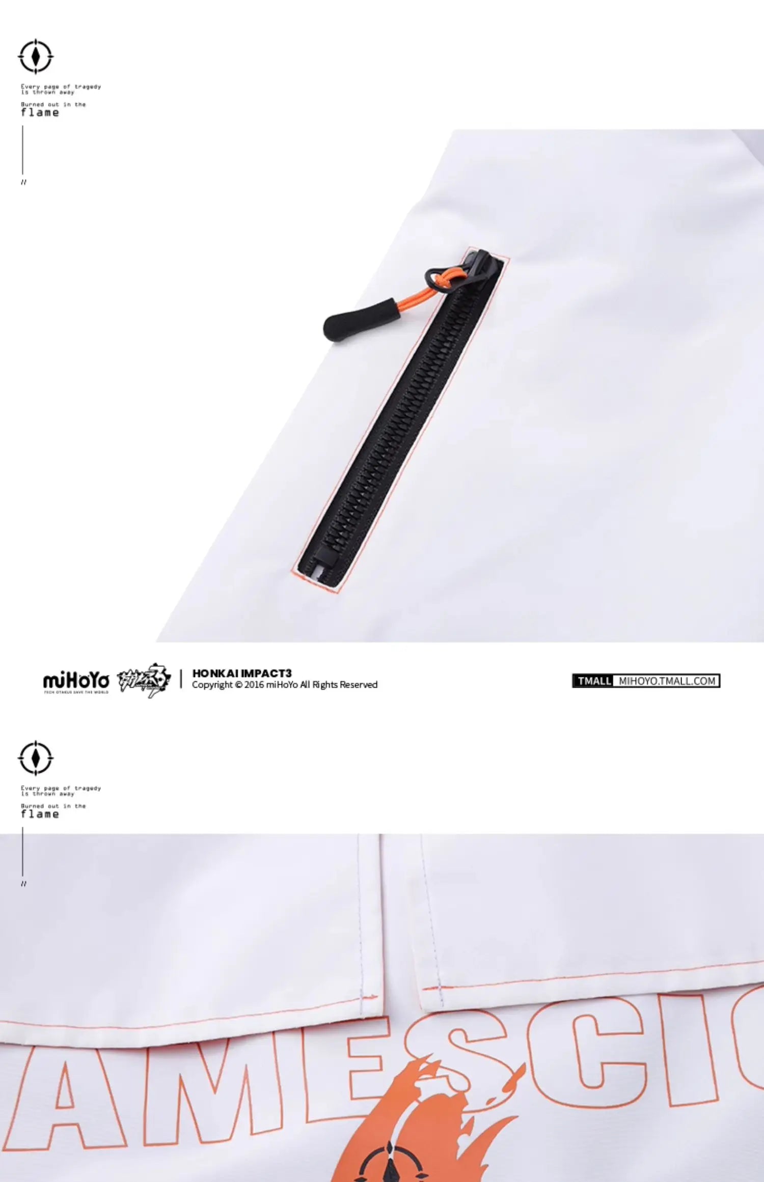 In Stock Honkai Impact 3 Kiana·Kaslana Winter Couple Jacket Herrscher of Flamescion Coat Trench Official Cosplay Doujin Gifts