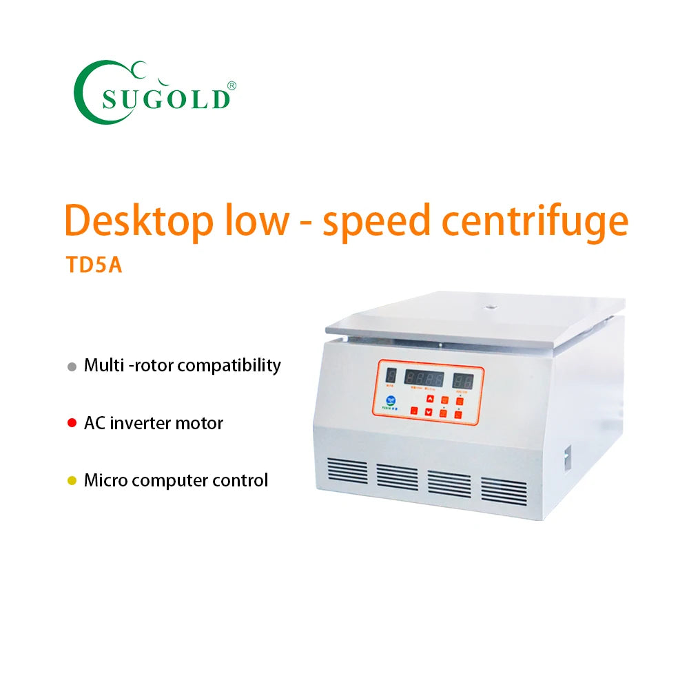 Laboratory Benchtop Centrifuge 500ML Low Speed Centrifuge 5000RPM