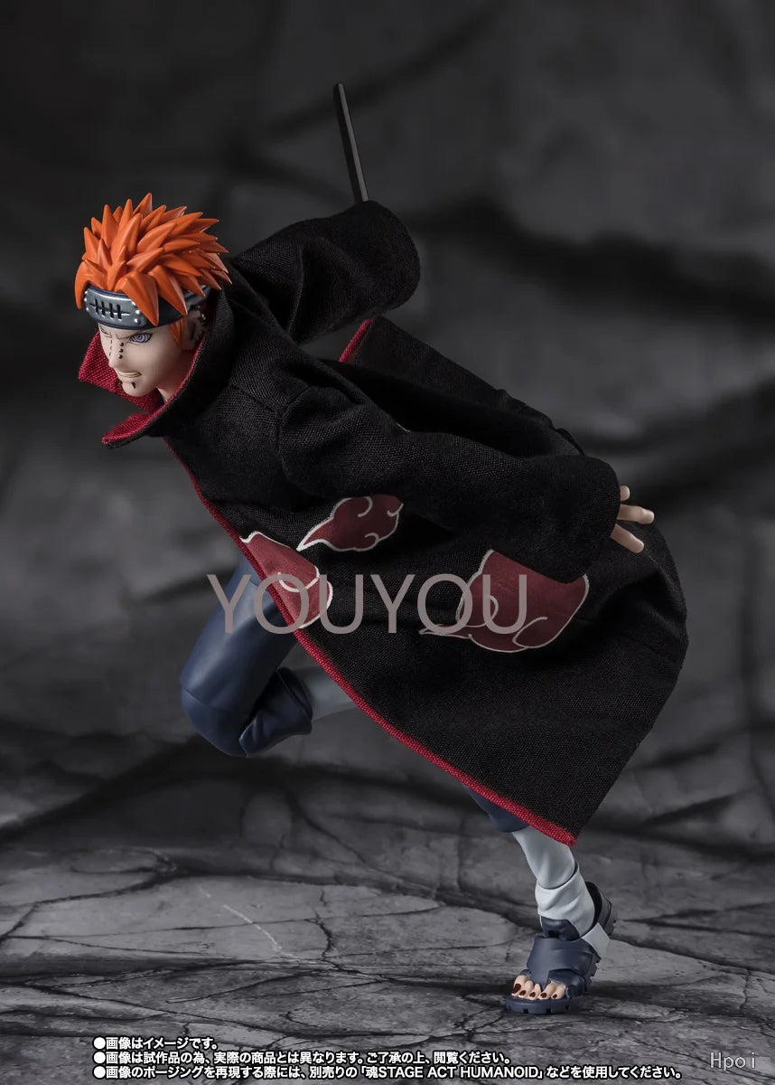【Original】BANDAI SHF NARUTO Shippuden Nagato The Eye of Reincarnation That Leads The Six Paths Actio Figure