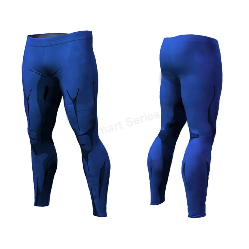 Goku 3D Printed Pattern Compression Tights Pants Men Sweat pants Skinny Legging Trousers Male Vegeta Costume Long pants