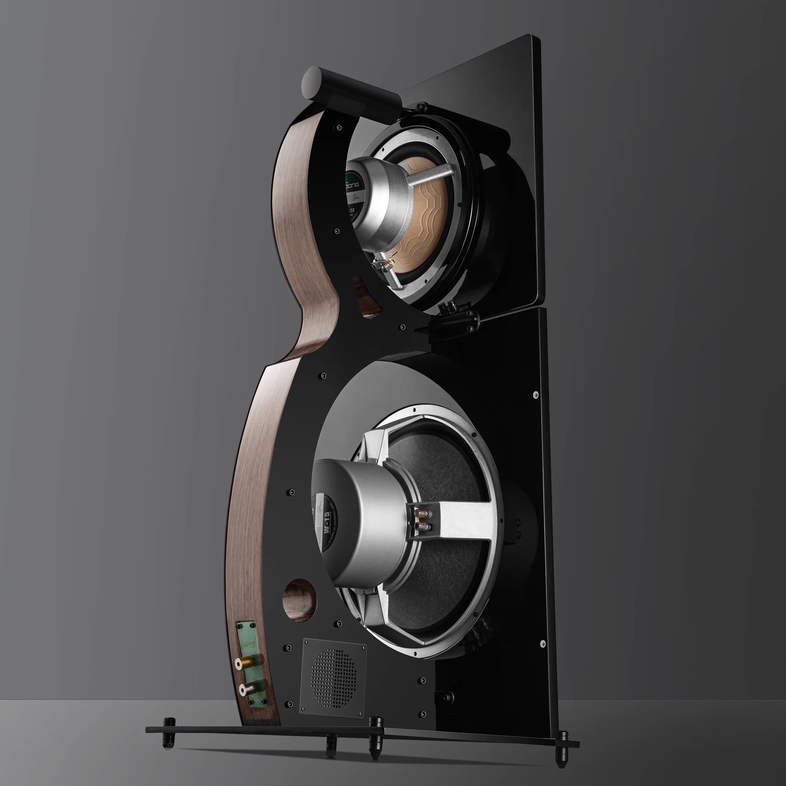LS-18 Lii Song Extreme Sound Advanced Home Baffle Speaker 10 inch Full Range + 15 Inch Subwoofer (1 Pair)