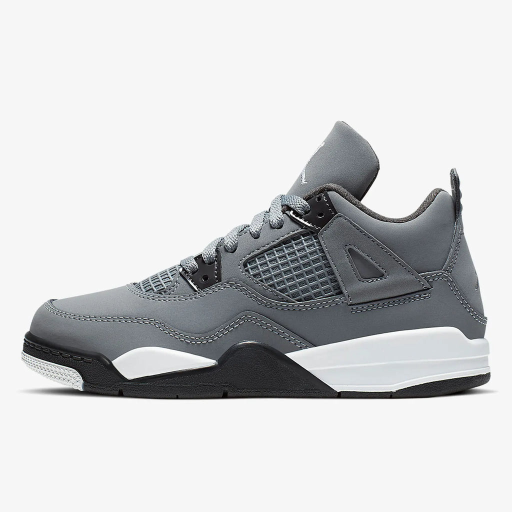 Nike genuine AIR JORDAN 4 RETRO (PS) replica children's sports shoes BQ7669-007