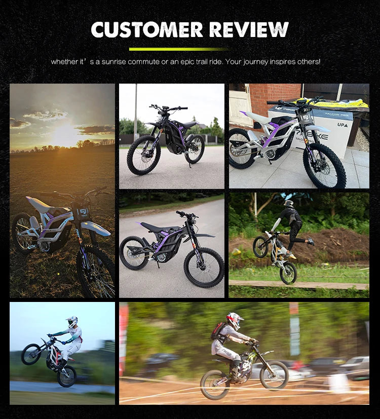 Electric Dirt Bike Top Speed 95KM/H 16.8KW Dirt E Bike 79Bike GT 120KM Long Range