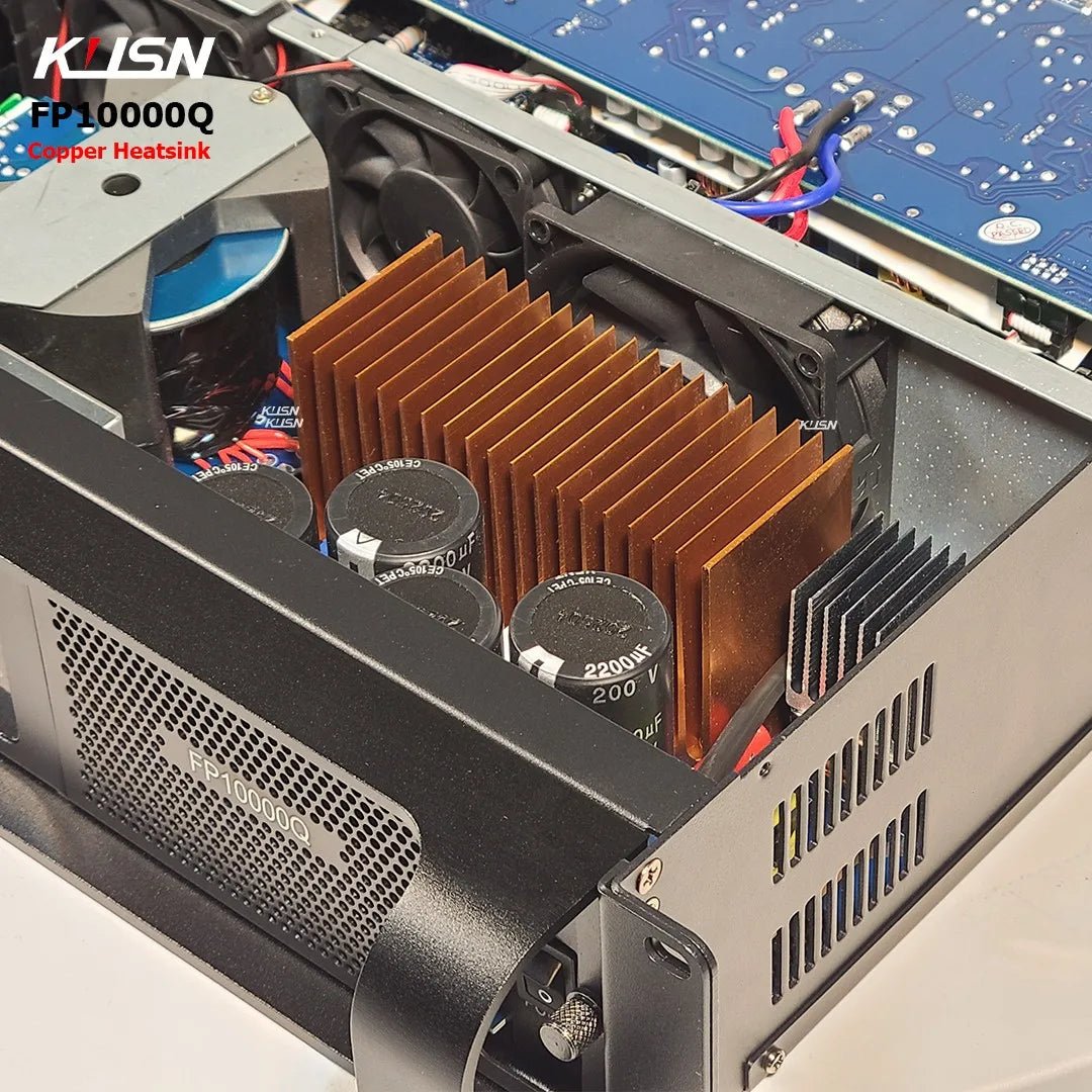 FP10000Q Copper Heatsink 10000W RMS Professional Digital Amplifier 2500Wx4 FP 10000Q  2U High Power For Subwoofer Speaker