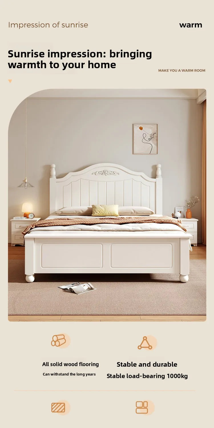 wooden single bed household simple 180x200 modern bed frame comfortable minimalist muebles para dormitorio bedroom furniture
