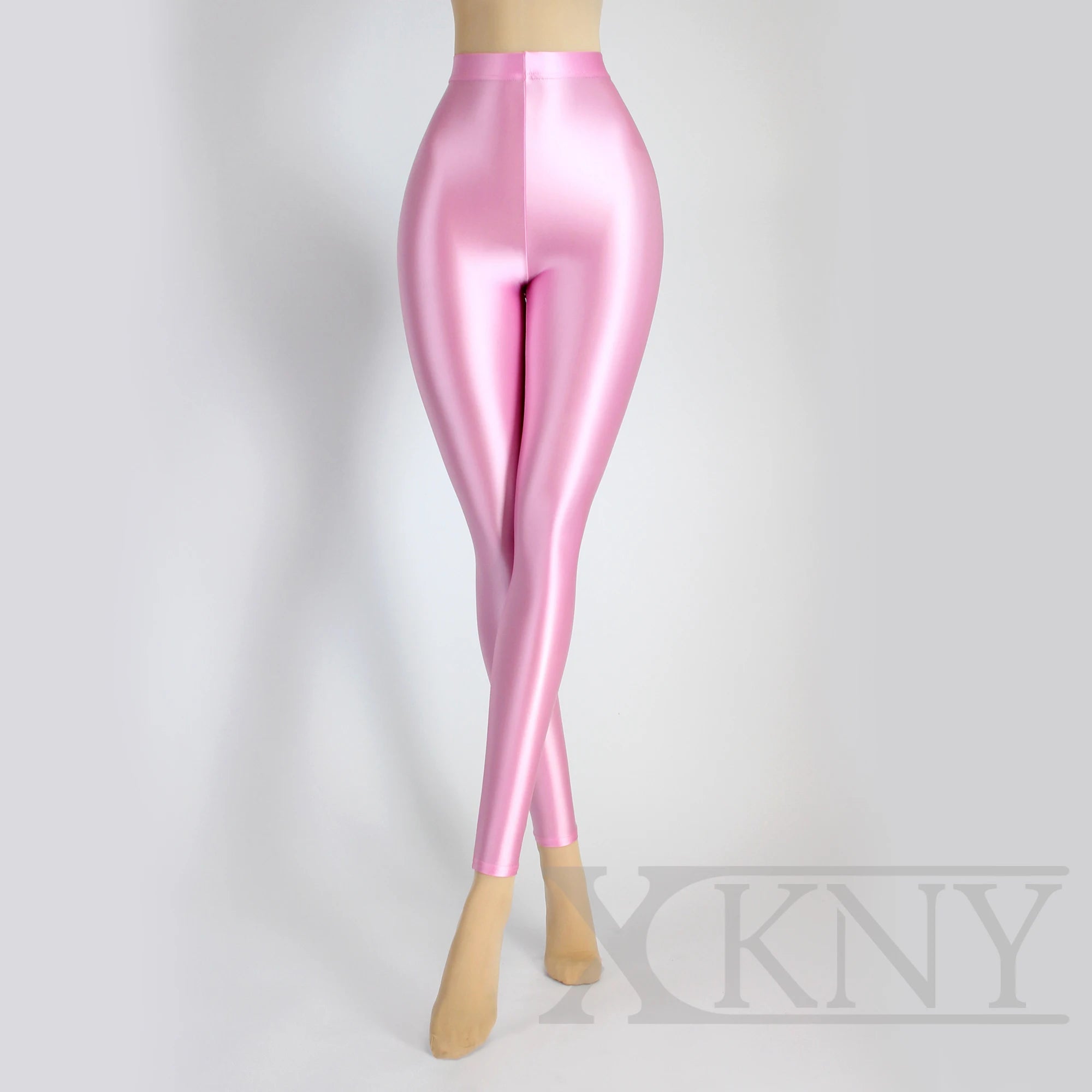 XClocKNYoung satin glossy pants High Waist Sport Women Fitness Shiny Yoga Pants Tights Leggings High Elastic glossy leggings